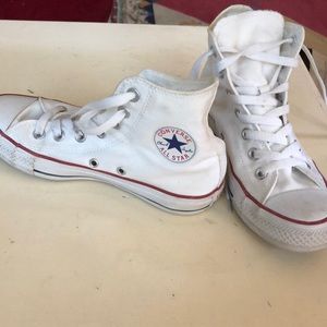 White High Top Converse